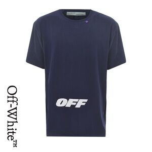 Off-White UNISEX 2013 Blue Wing Off Logo T-Shirt
